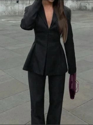 Completo Donna Elegante - Blazer e Pantalone