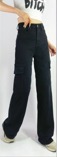 Pantalone Cargo Wide Leg