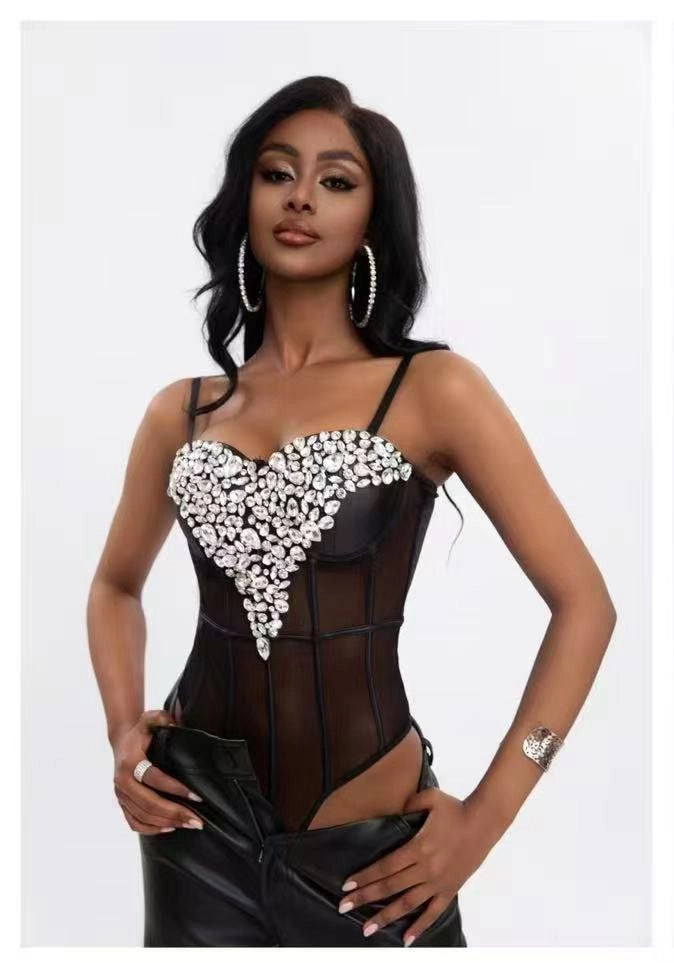Body Elegante con Strass