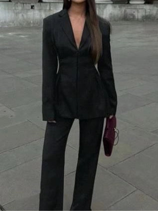 Completo Donna Elegante - Blazer e Pantalone