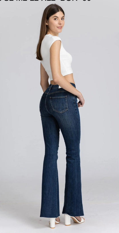 Jeans Flare a Vita Alta